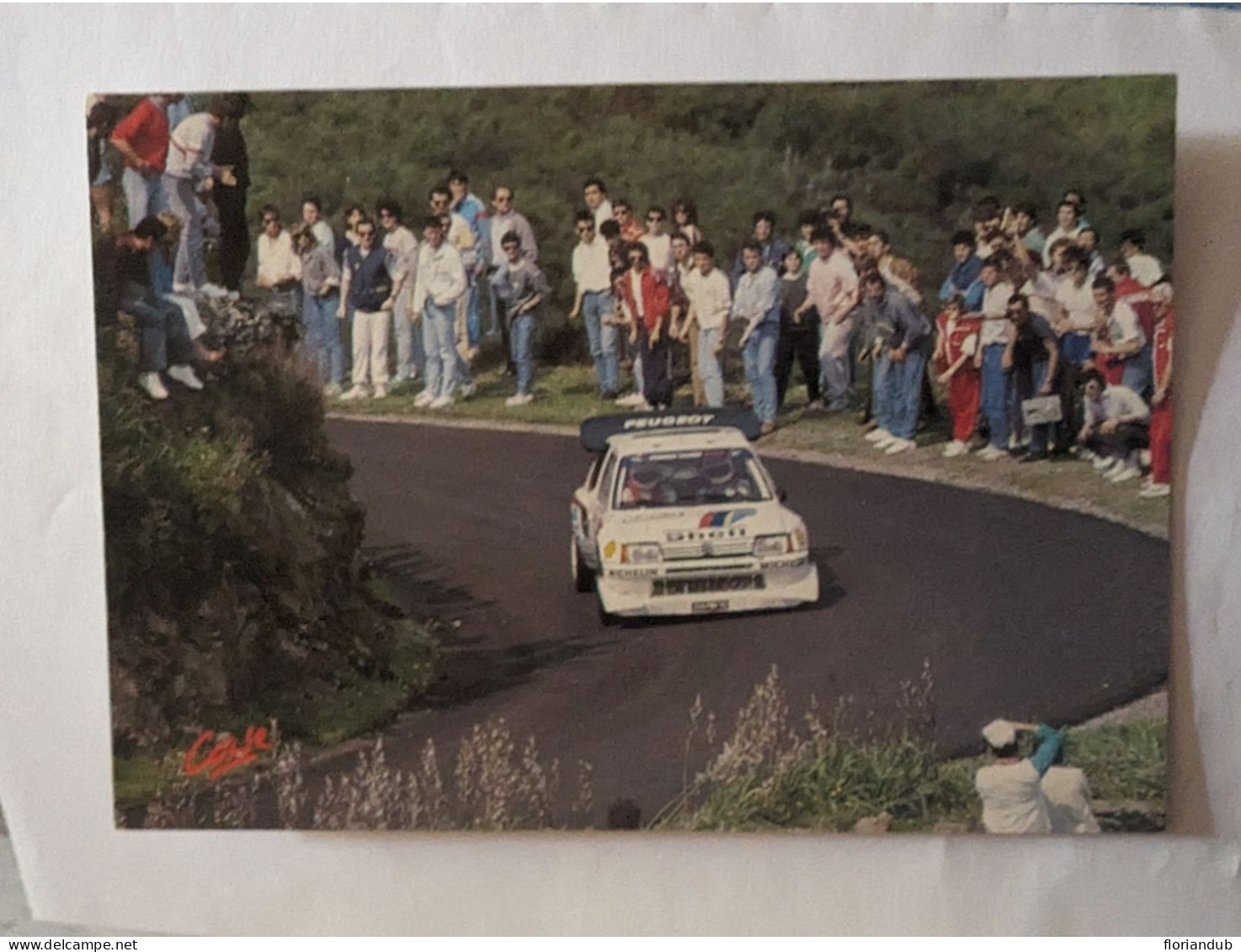 CP -  Peugeot 205 Champion Du Monde Des Rallyes 1985 Corse - Rally Racing