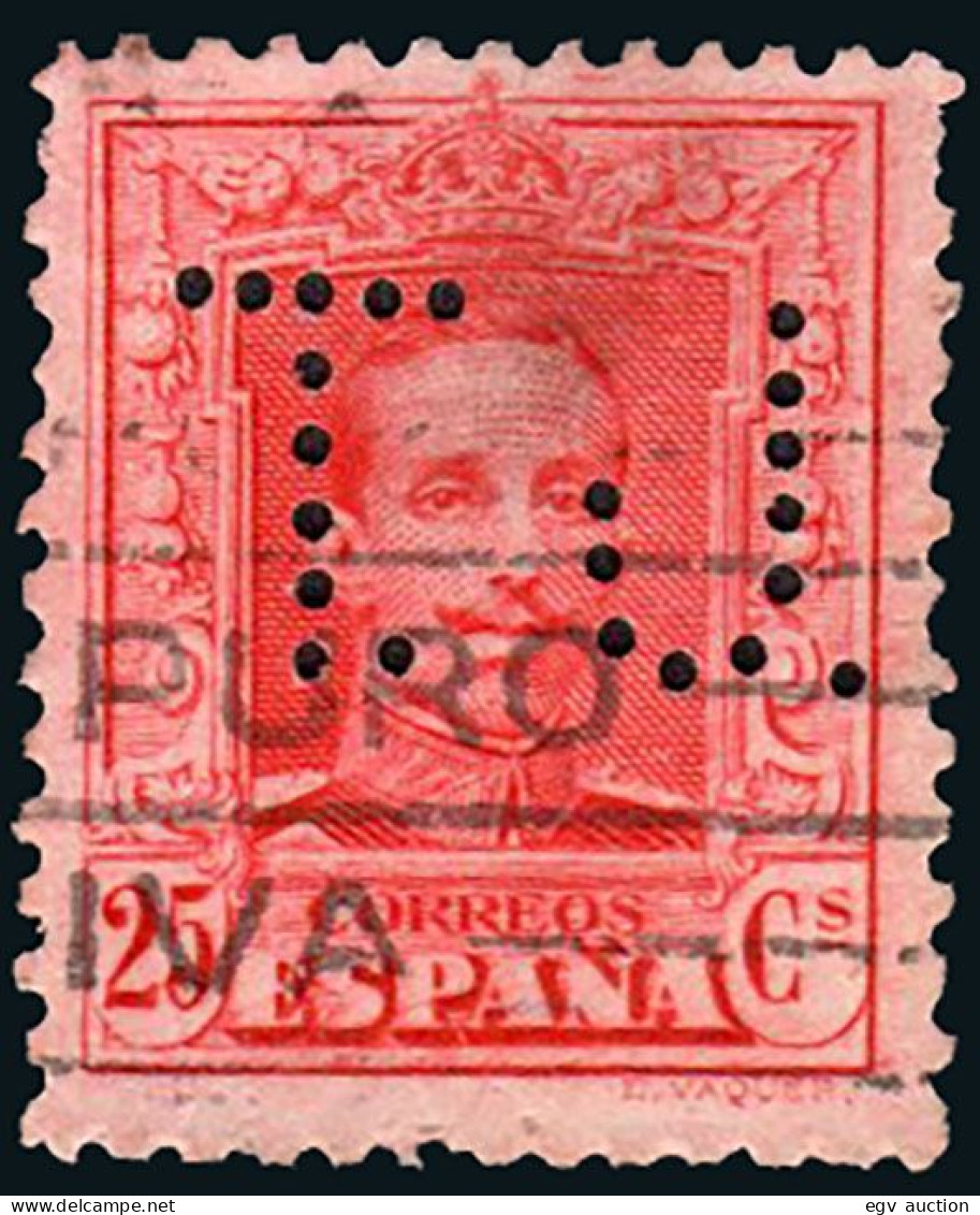 Madrid - Perforado - Edi O 317 - "T.J." (Joyería) - Used Stamps