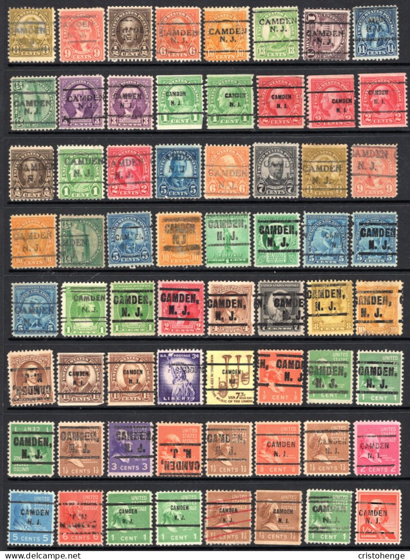 USA Precancel - New Jersey - Camden - Small Collection - Precancels