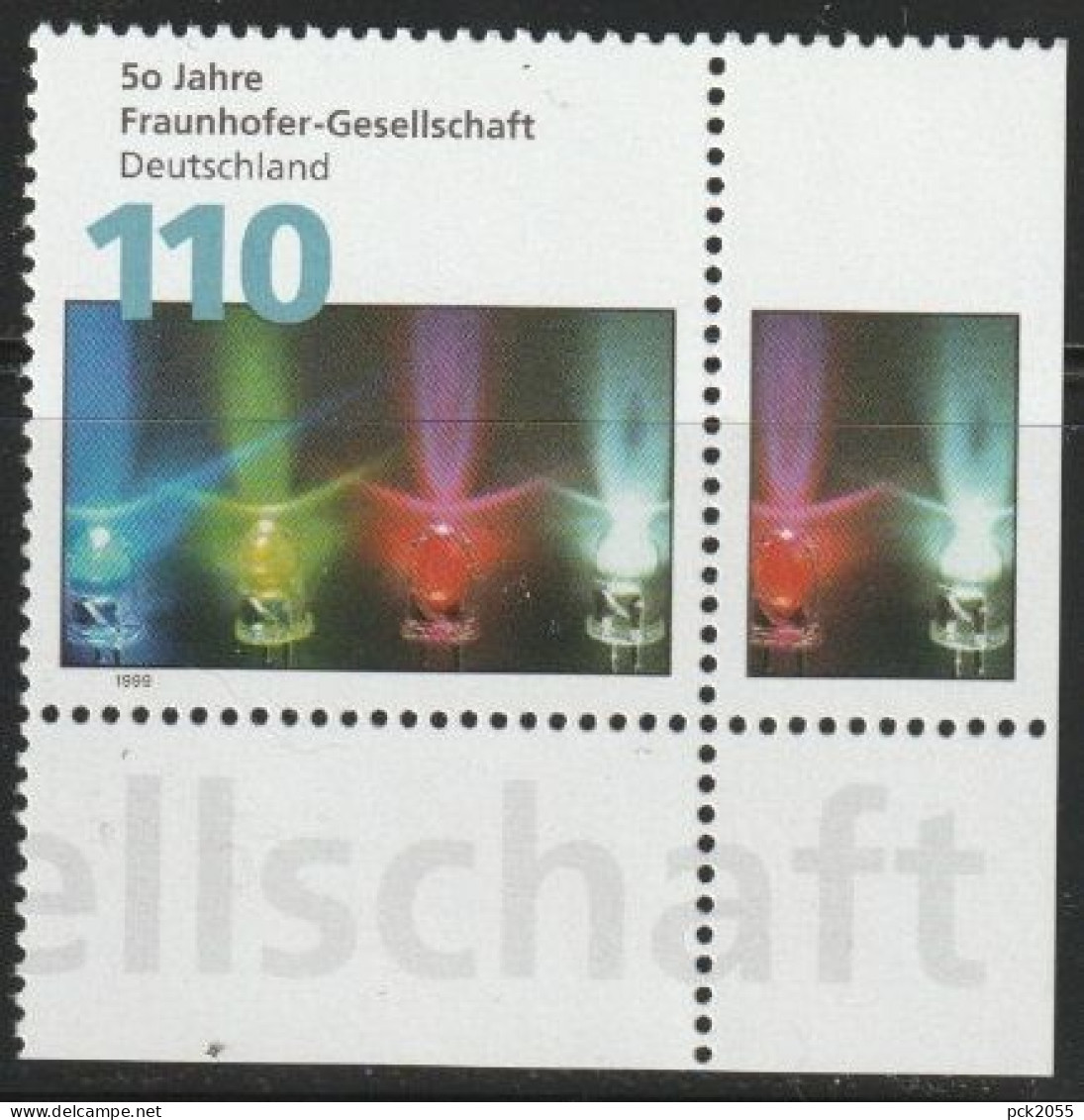 BRD 1999 MiNr.2038 ** Postfrisch 50 Jahre Fraunhofer Gesellschaft ( B 2853)günstige Versandkosten - Ungebraucht