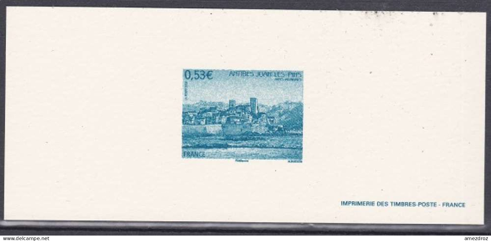 France Gravure Officielle - Antibes Juan Les Pins (4) - Documents Of Postal Services