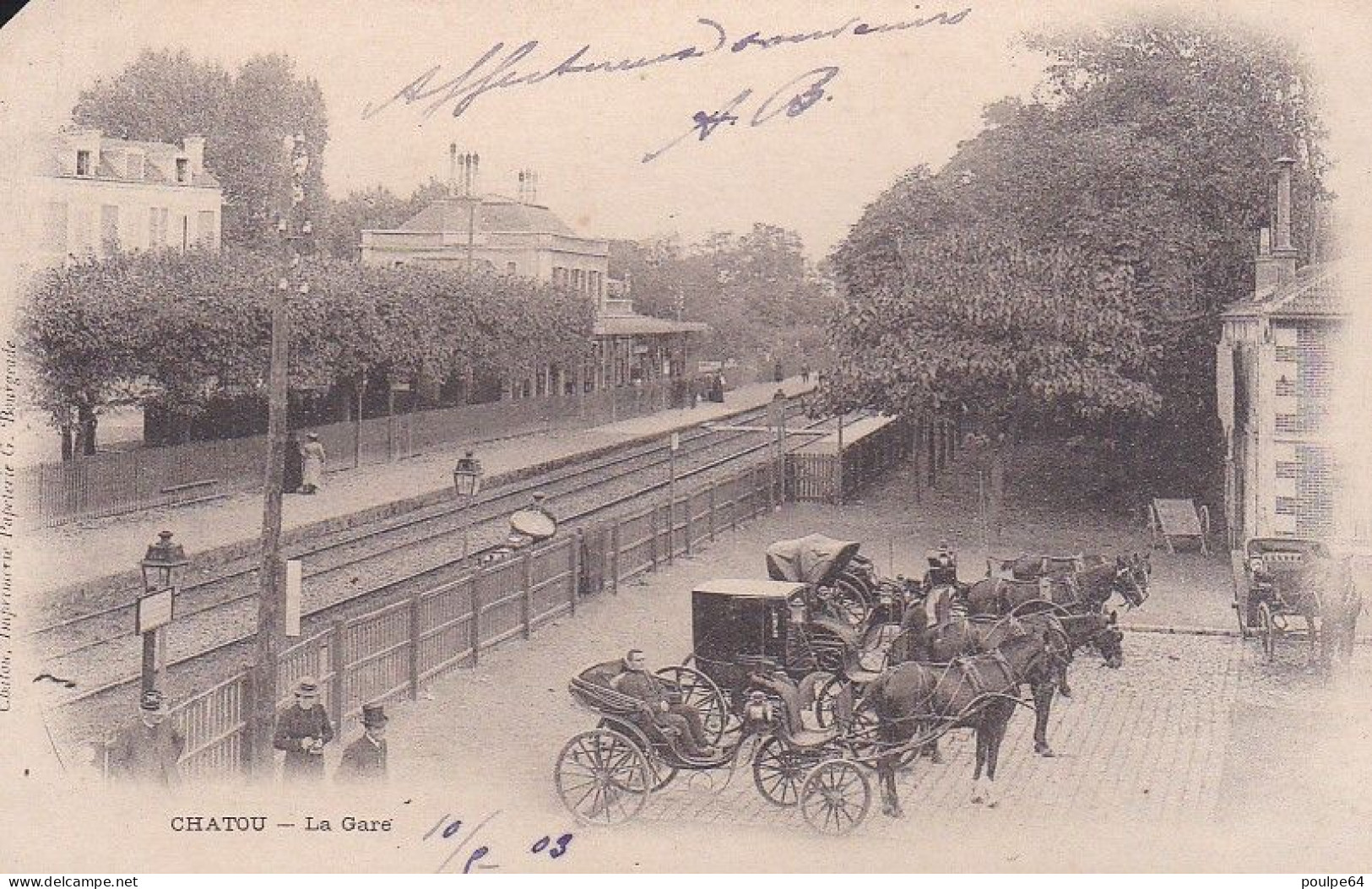 La Gare : Vue Intérieure - Chatou