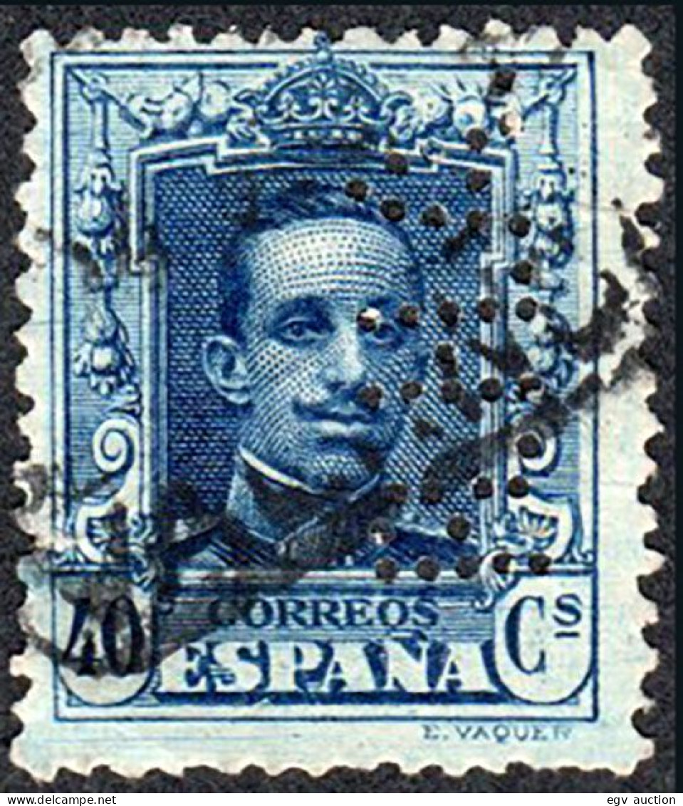 Madrid - Perforado - Edi O 319 - "BHA" (Banco) - Used Stamps