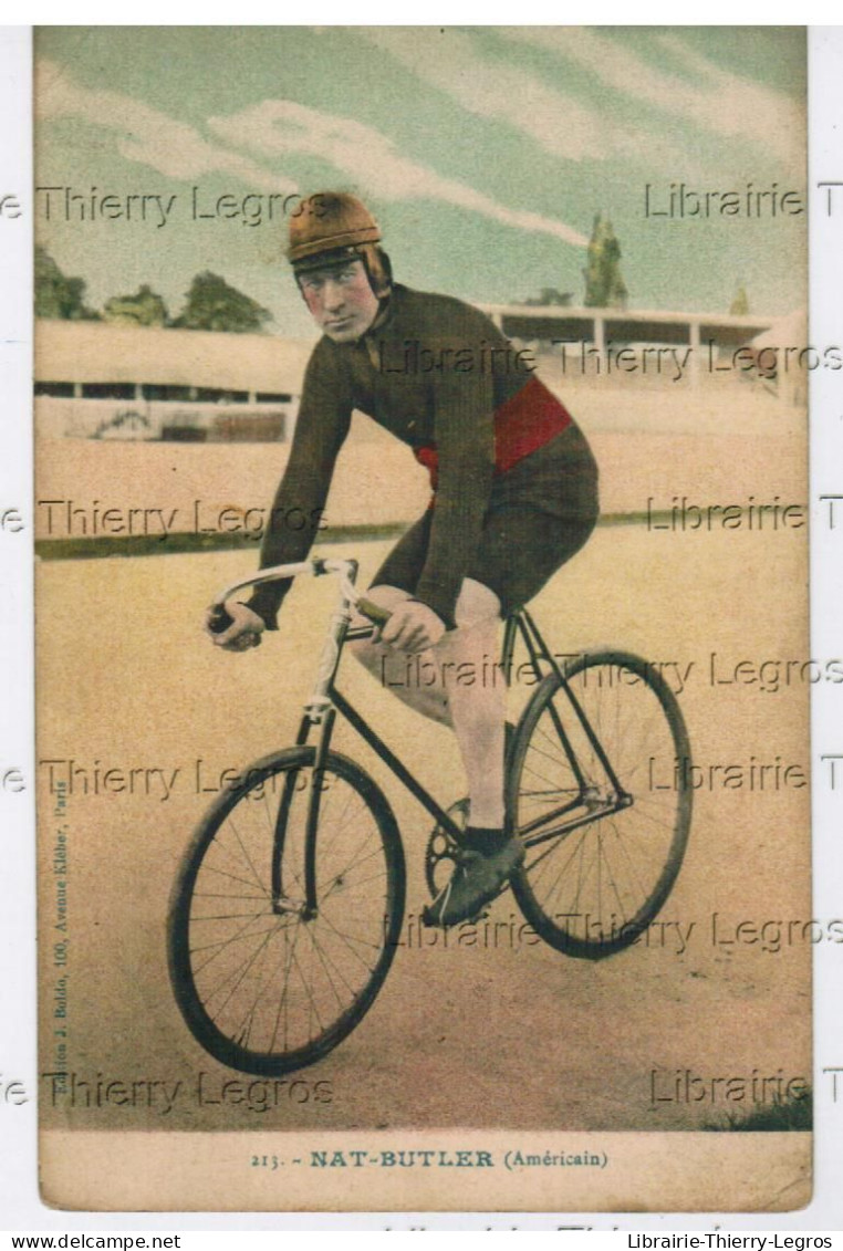CPA    Nat-Butler (Americain)  Bicyclette  Cyclisme Velo Biking Cycliste Course - Wielrennen