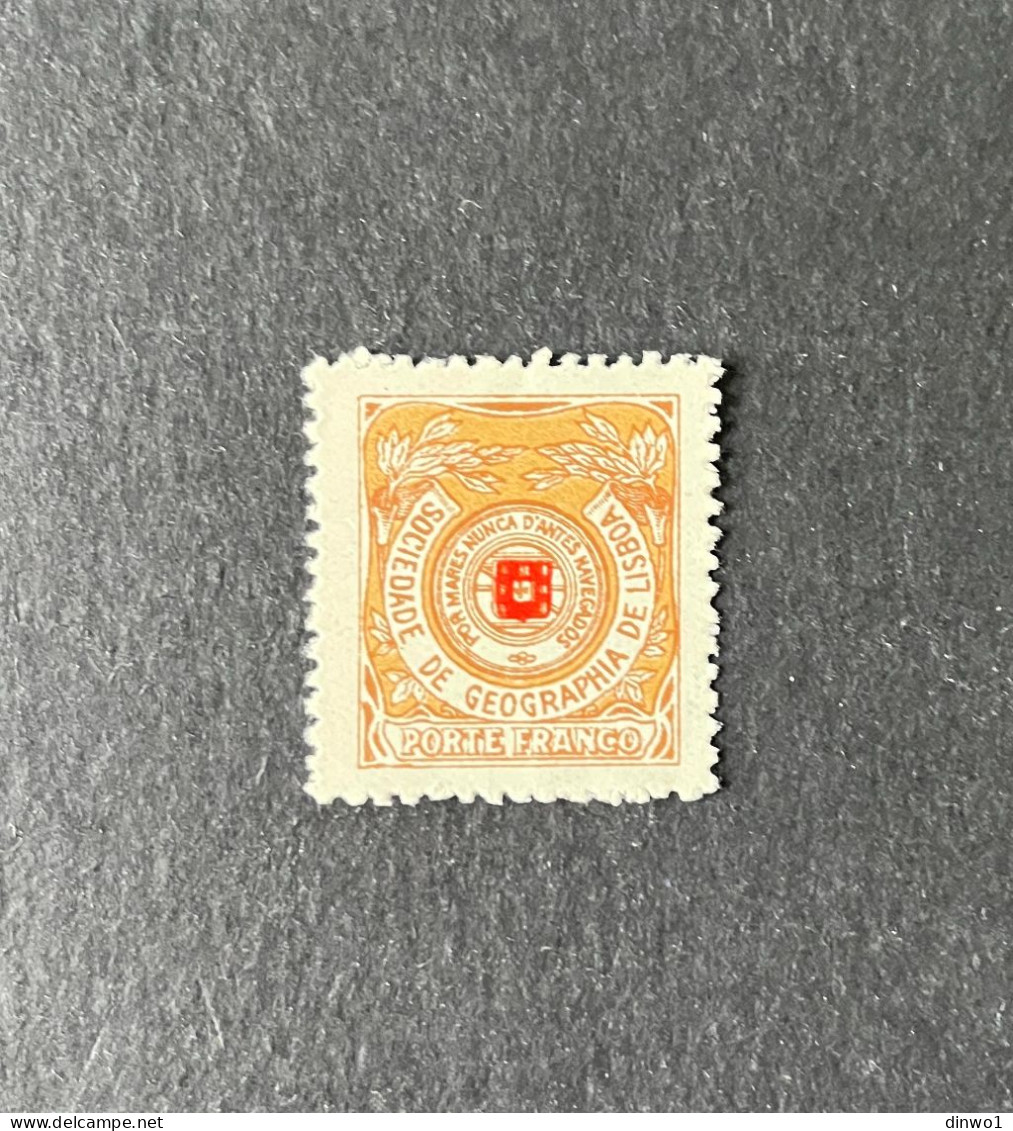 (T1) Portugal - Lisbon Geography Society Stamp Set 3 - MH - Unused Stamps