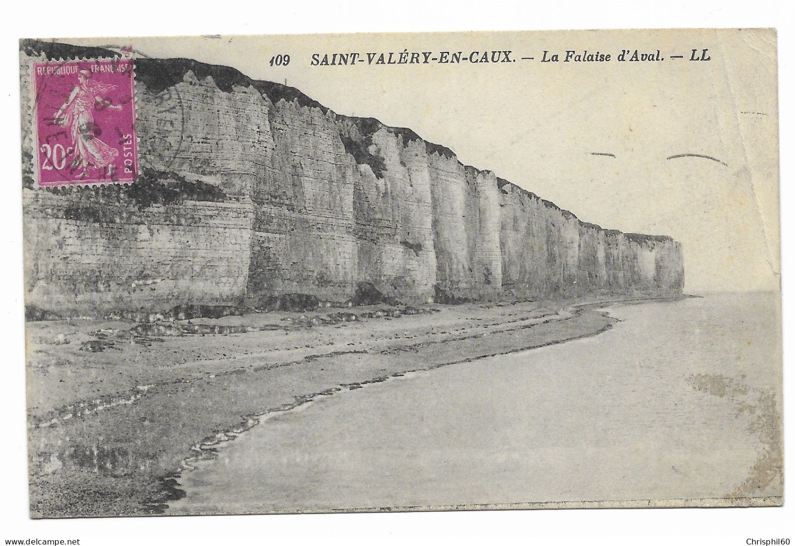 CPA - SAINT-VALERY-EN-CAUX - La Falaise D'Aval - LL - - Saint Valery En Caux