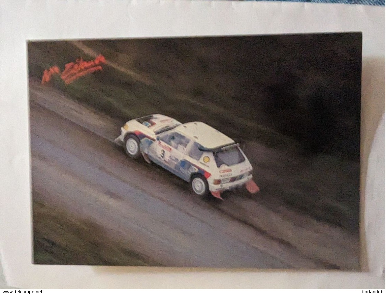 CP -  Peugeot 205 Champion Du Monde Des Rallyes 1985 1986 Nouvelle Zélande - Rallye