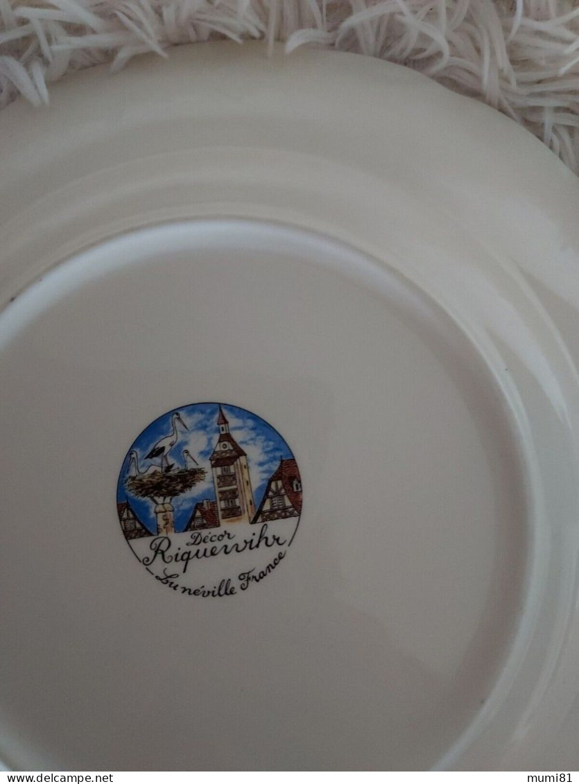 Service assiettes et plat Riquewihr