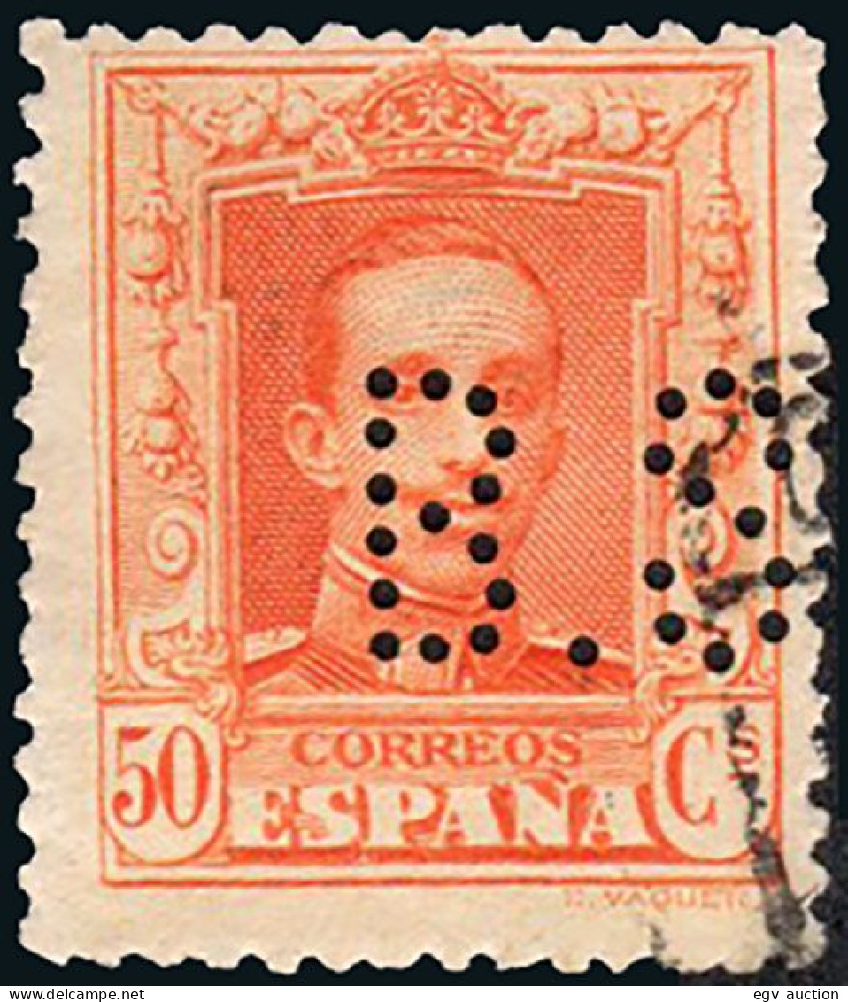 Madrid - Perforado - Edi O 320 - "B.S." (Banco) - Used Stamps