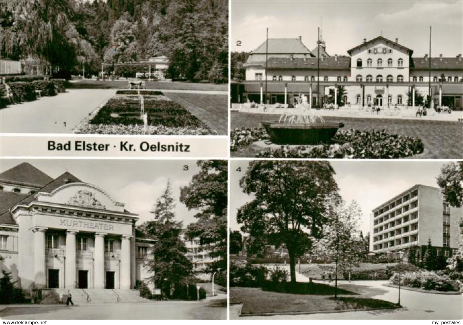 73888192 Bad Elster BadeCafe Badeplatz Kurtheater Bettenhaus Bad Elster - Bad Elster