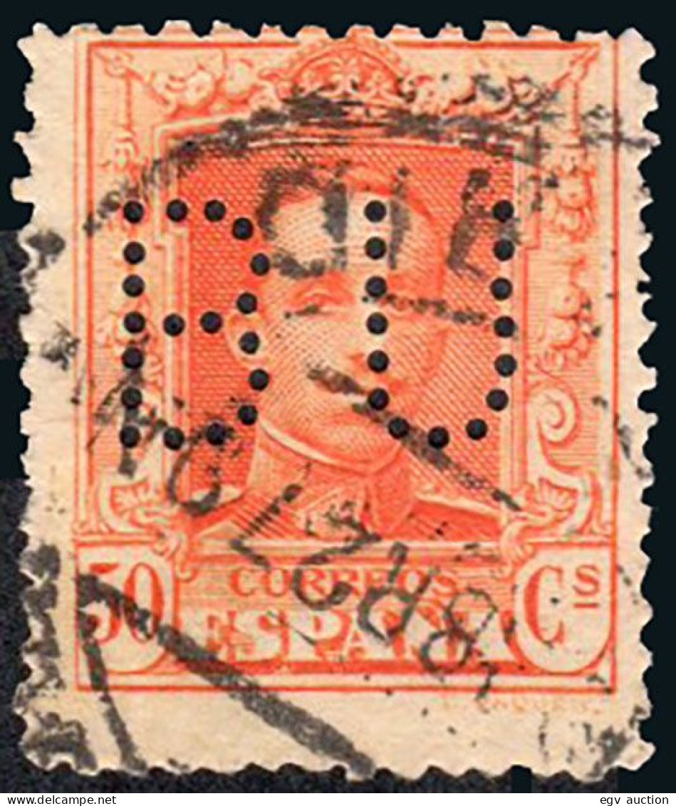 Madrid - Perforado - Edi O 320 - "BU" (Banco) - Used Stamps