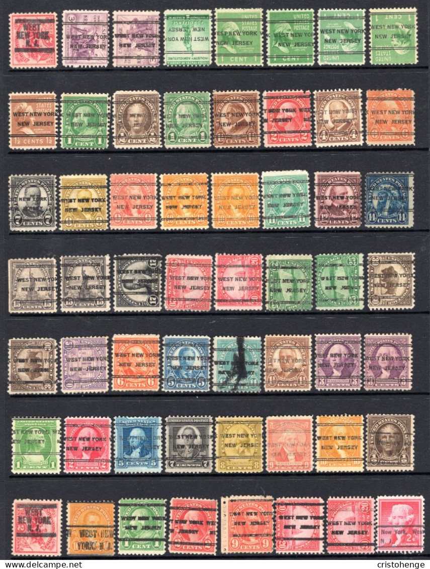 USA Precancel - New Jersey - West New York - Small Collection - Precancels