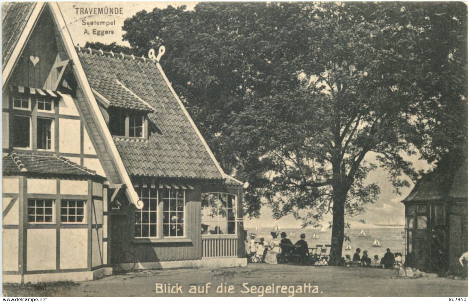 Travemünde - Seetempel - Blick Auf Die Segelregatta - Lübeck-Travemünde