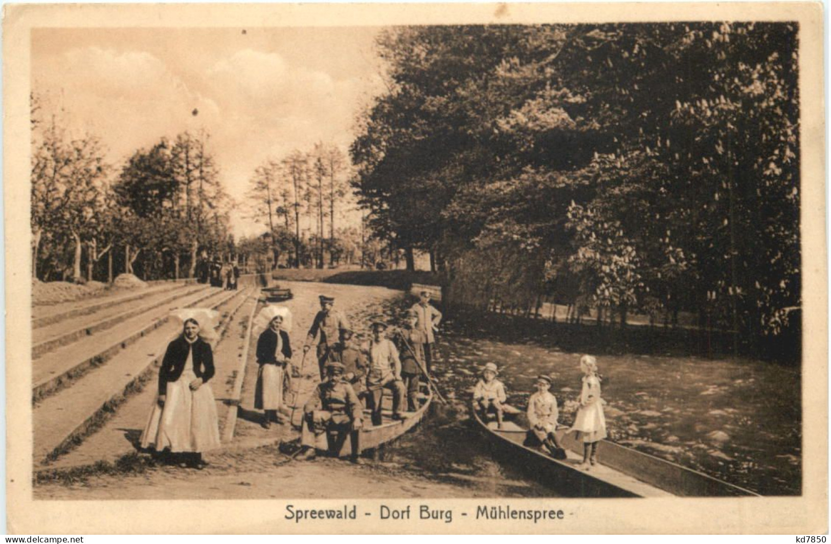 Spreewald - Dorf Burg - Mühlenspree - Burg (Spreewald)