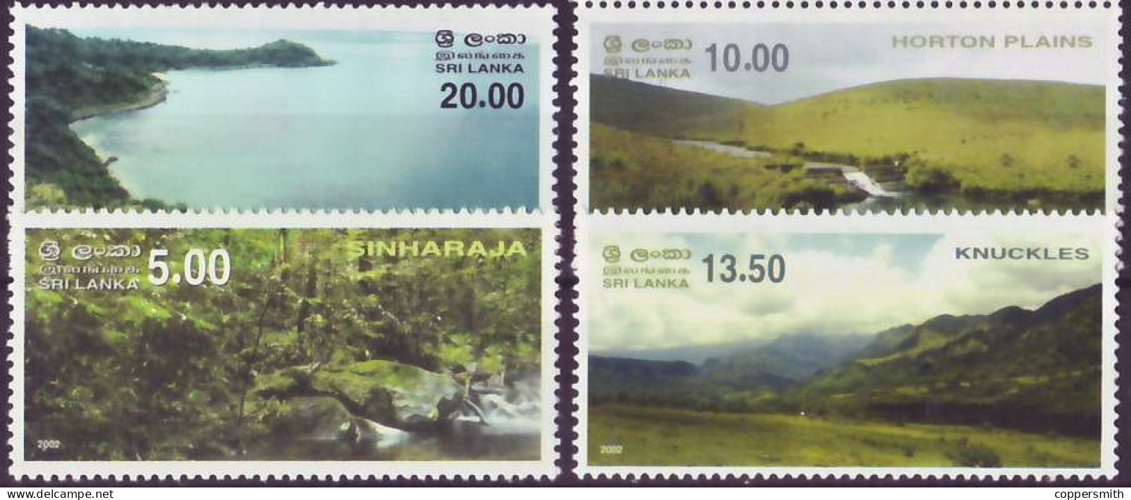 (0600) Sri Lanka  Landscapes / Paysages / Tourism  ** / Mnh  Michel 1331-34 - Sri Lanka (Ceylon) (1948-...)