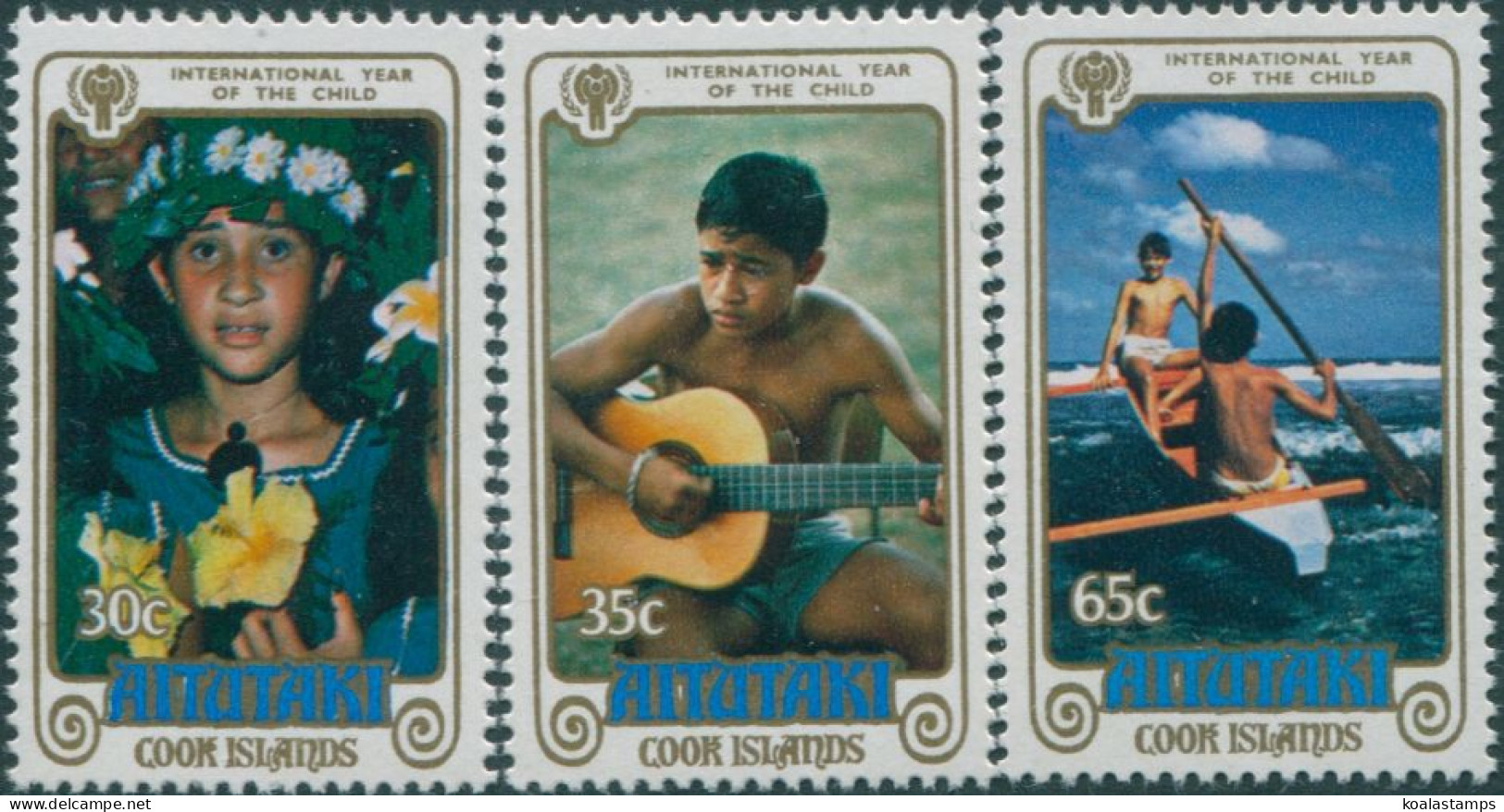 Aitutaki 1979 SG269-271 IYC Set MNH - Islas Cook