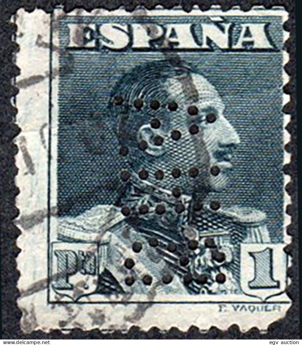 Madrid - Perforado - Edi O 321 - "BHA" Grande (Banco) - Used Stamps