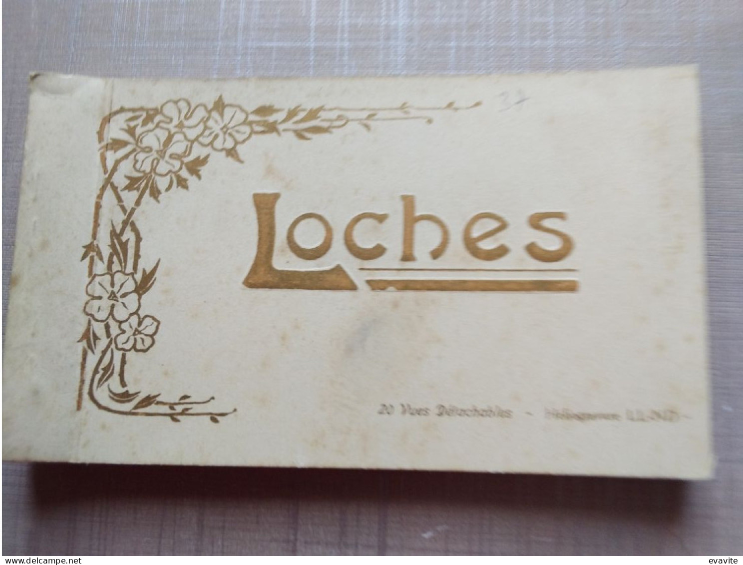 Carnet  De 16 CPA  Au Lieu De 20  (37)  LOCHES - Loches