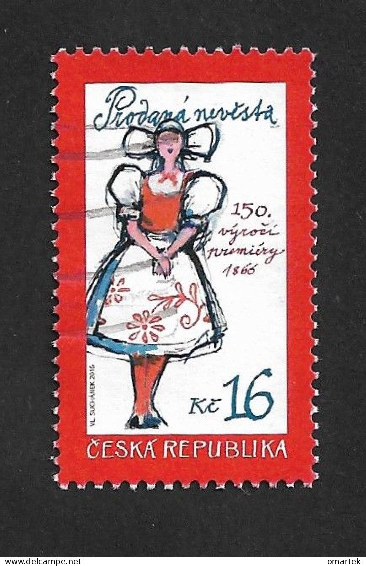 Czech Republic 2016 ⊙ Mi 885 Sc 3673 Bedřich Smetana Bartered Bride. Tschechische Republik C4 - Usados