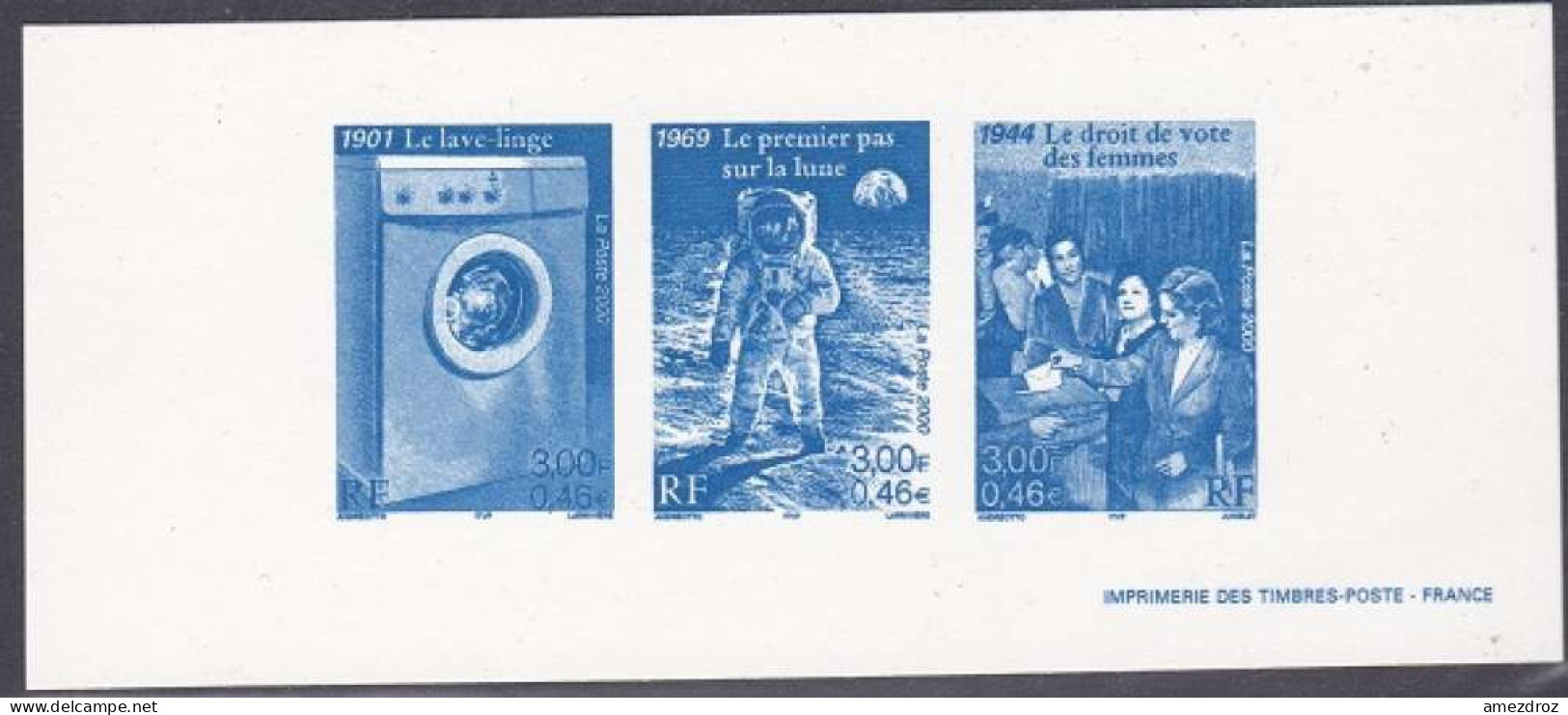 France Gravure Officielle - Evènements Divers (4) - Documents Of Postal Services