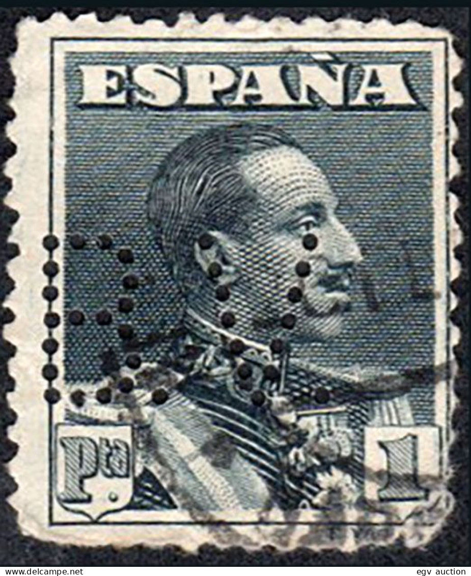 Madrid - Perforado - Edi O 321 - "B.V." (Banco) - Oblitérés