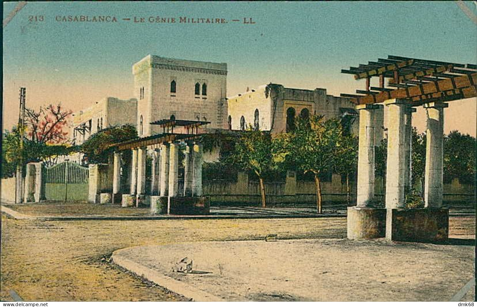 MAROC / MARRUECOS  - CASABLANCA - LE GENIE MILITAIRE - EDIT LL - 1910s (12507) - Casablanca