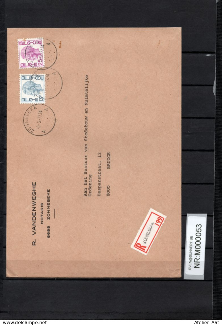 Brief: Frankeermachine BU1555 Aangetekend - 1970-1980 Elström