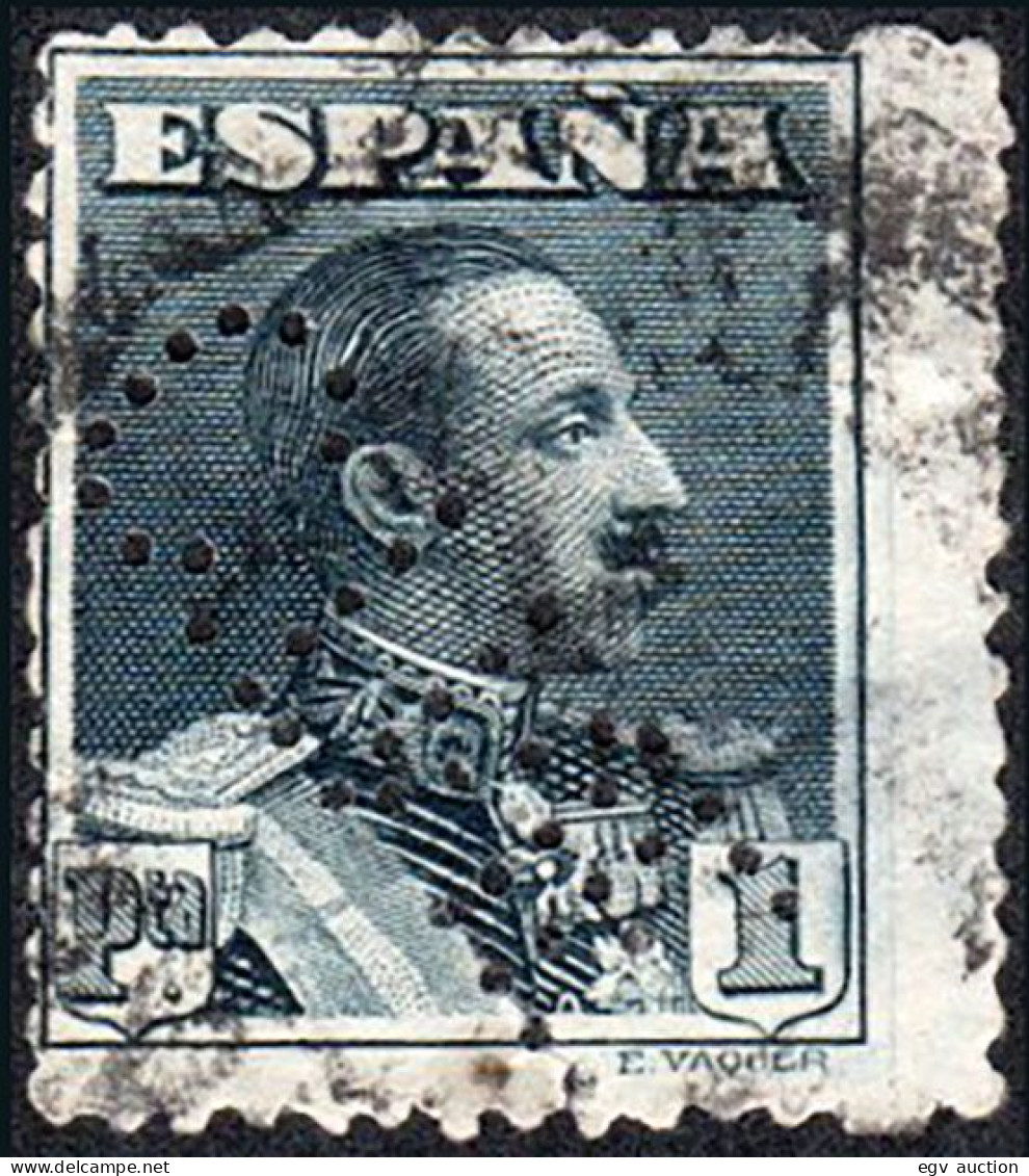 Madrid - Perforado - Edi O 321 - "CTNE" (Telefónica) - Oblitérés