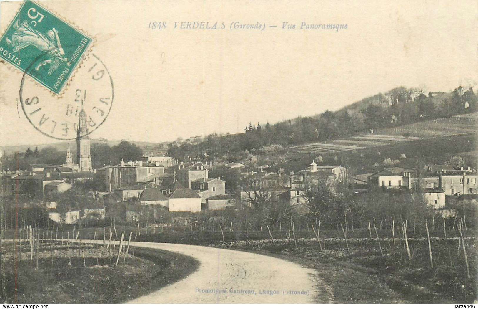 25.04.2024   - 1848 - VERDELAIS (Gironde) - Vue Panoramique - Verdelais