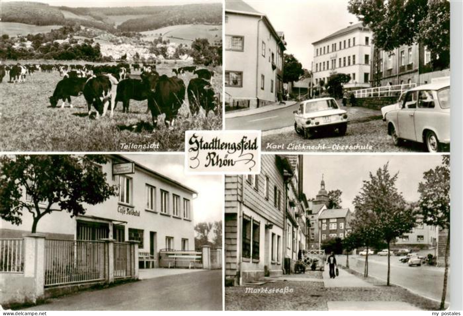 73888031 Stadtlengsfeld Teilansicht Karl Liebknecht Oberschule Marktstrasse Stad - Autres & Non Classés