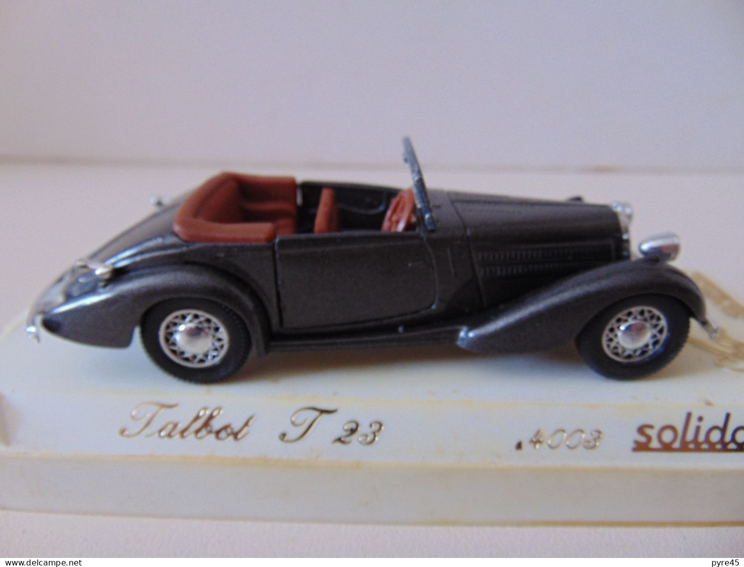 Voiture " Talbot T 23 " Solido, Dans Sa Boite - Toy Memorabilia