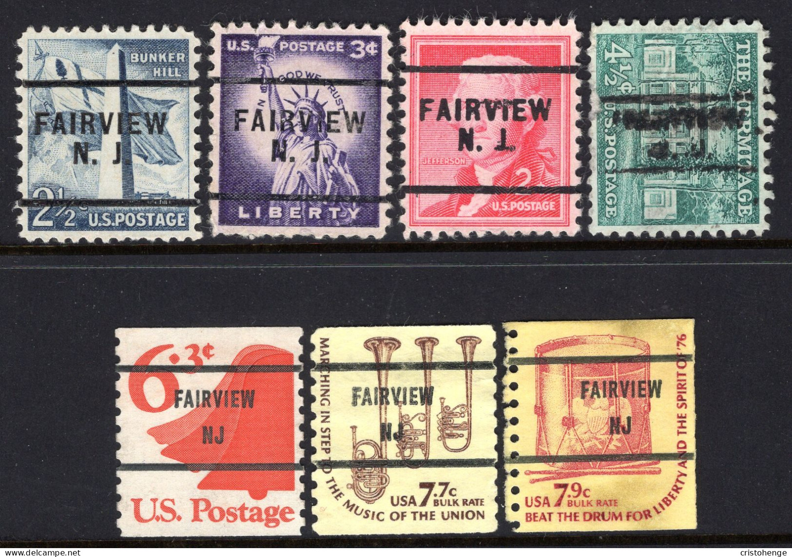 USA Precancel - New Jersey - Fairview - Small Collection - Voorafgestempeld