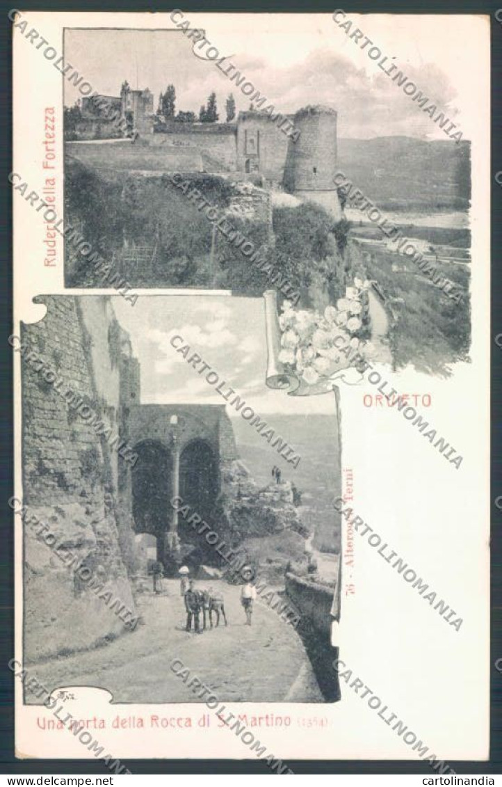 Terni Orvieto Porta Della Rocca Alterocca 76 Cartolina ZB5777 - Terni