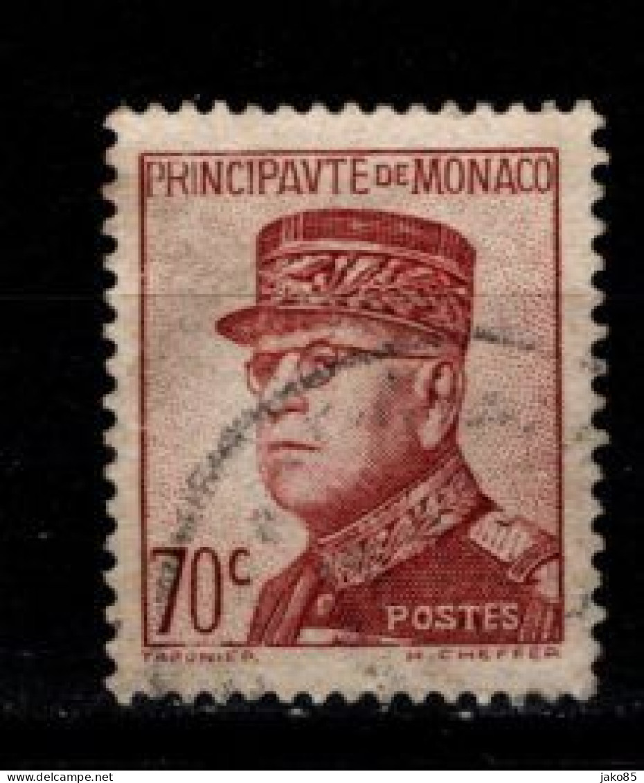- MONACO - 1937 - YT N° 161 - Oblitéré - Prince Louis II - Usati