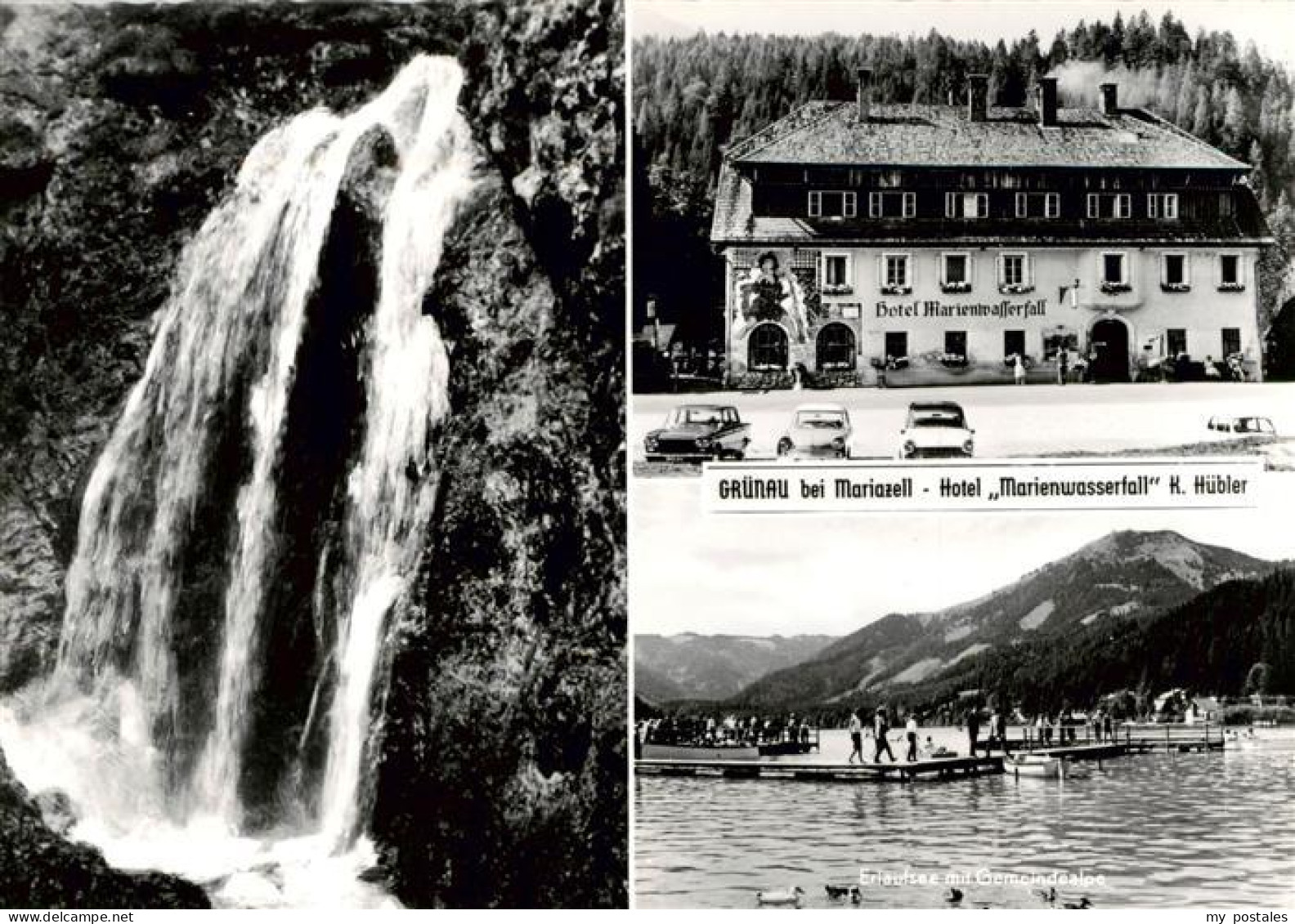 73887960 Gruenau Mariazell Hotel Marienwasserfall Erlaufsee Mit Gemeindealpe Gru - Autres & Non Classés