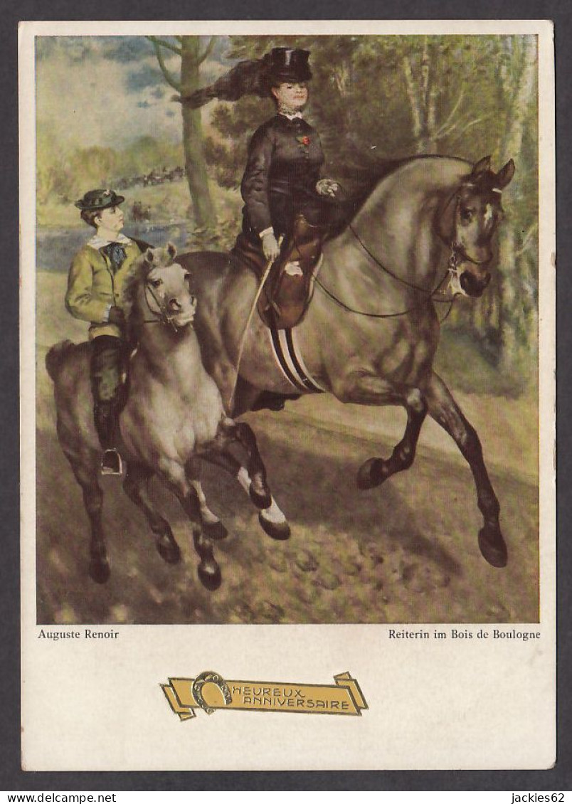 PR181/ RENOIR, *Allée Cavalière Au Bois De Boulogne - Reiterin Im Bois De Boulogne*, Hamburg Kunsthalle - Peintures & Tableaux