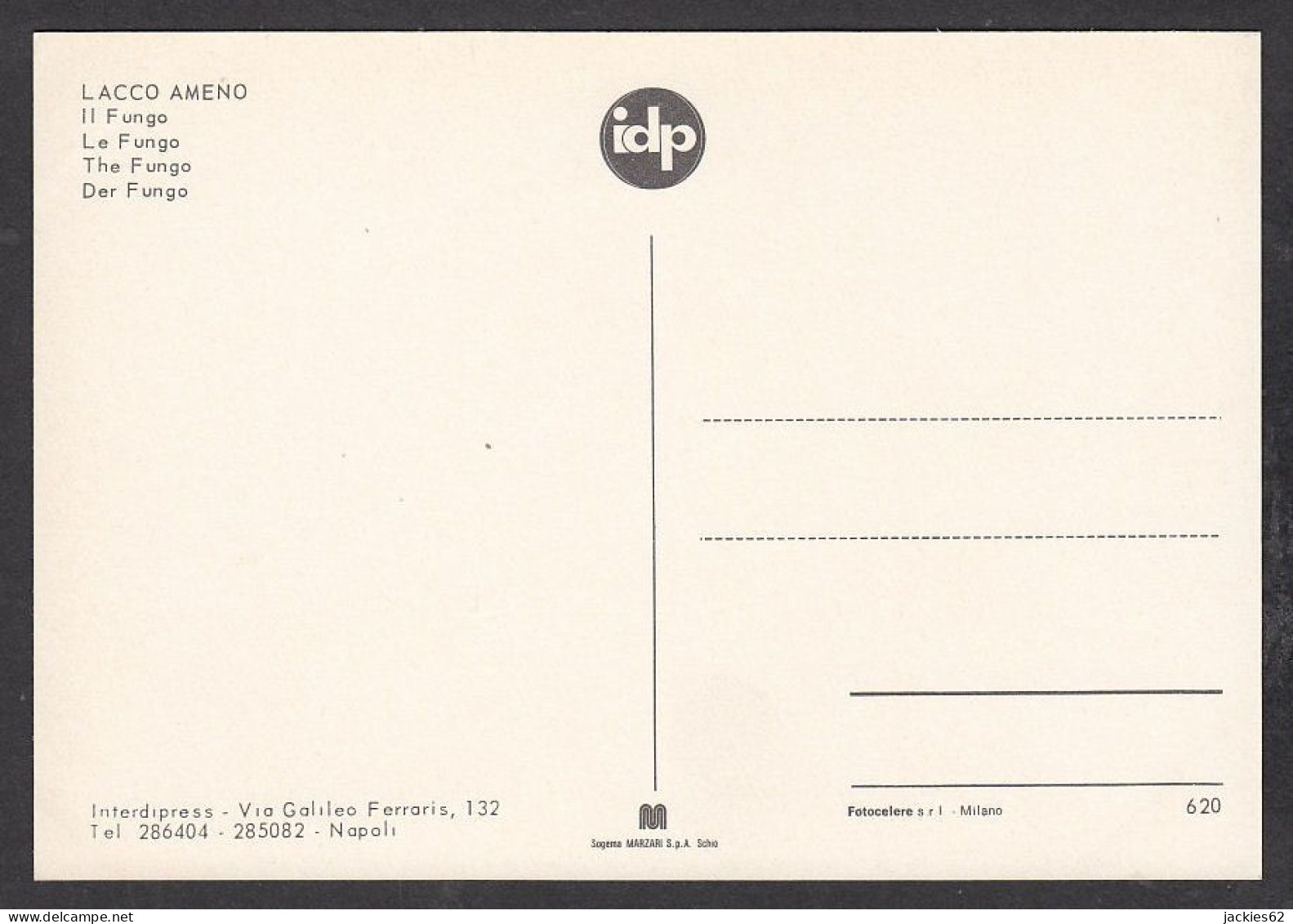 088857/ LACCO AMENO, Isola D'Ischia, Il Fungo - Otros & Sin Clasificación