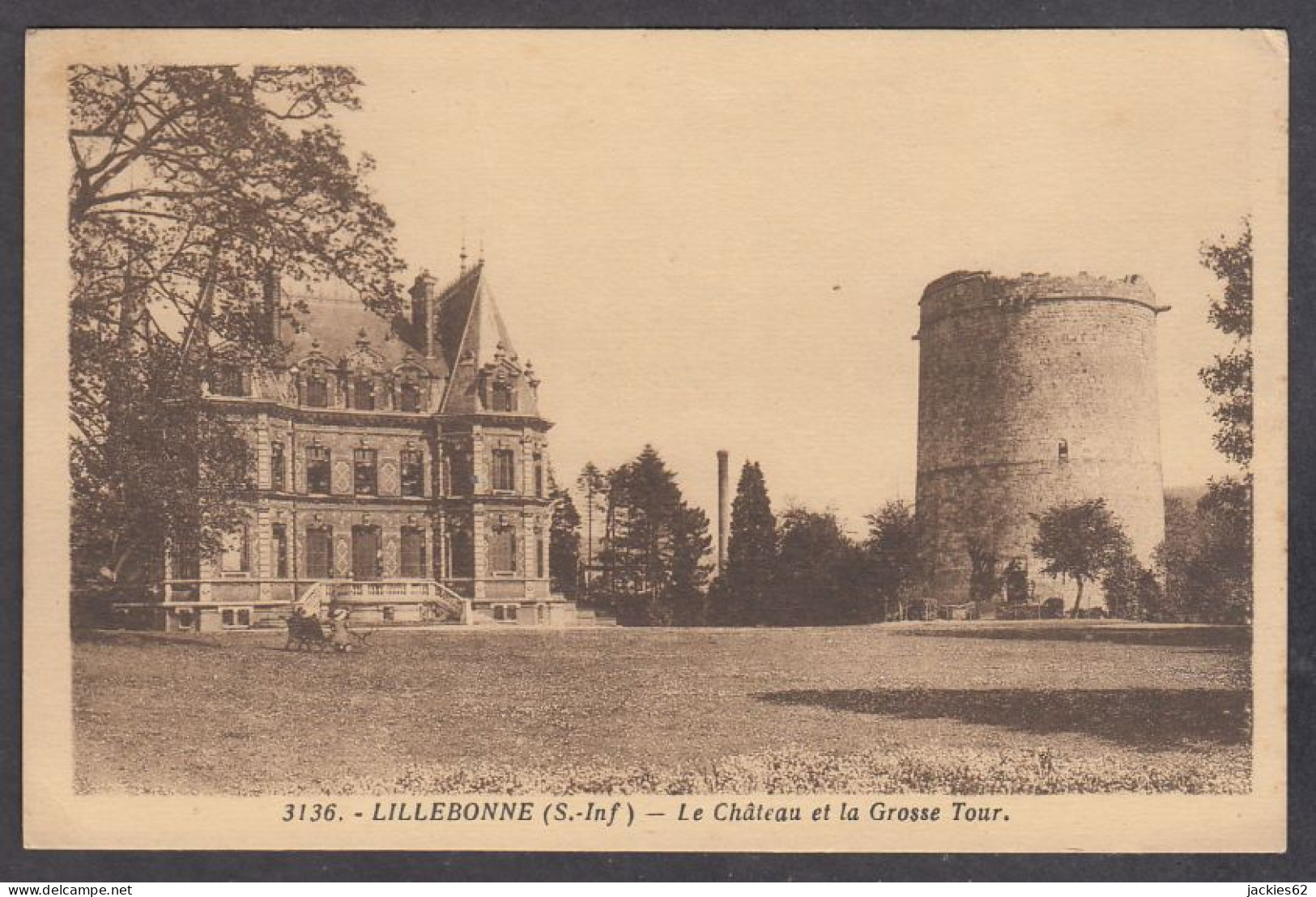 125434/ LILLEBONNE, Le Château Et La Grosse Tour - Lillebonne