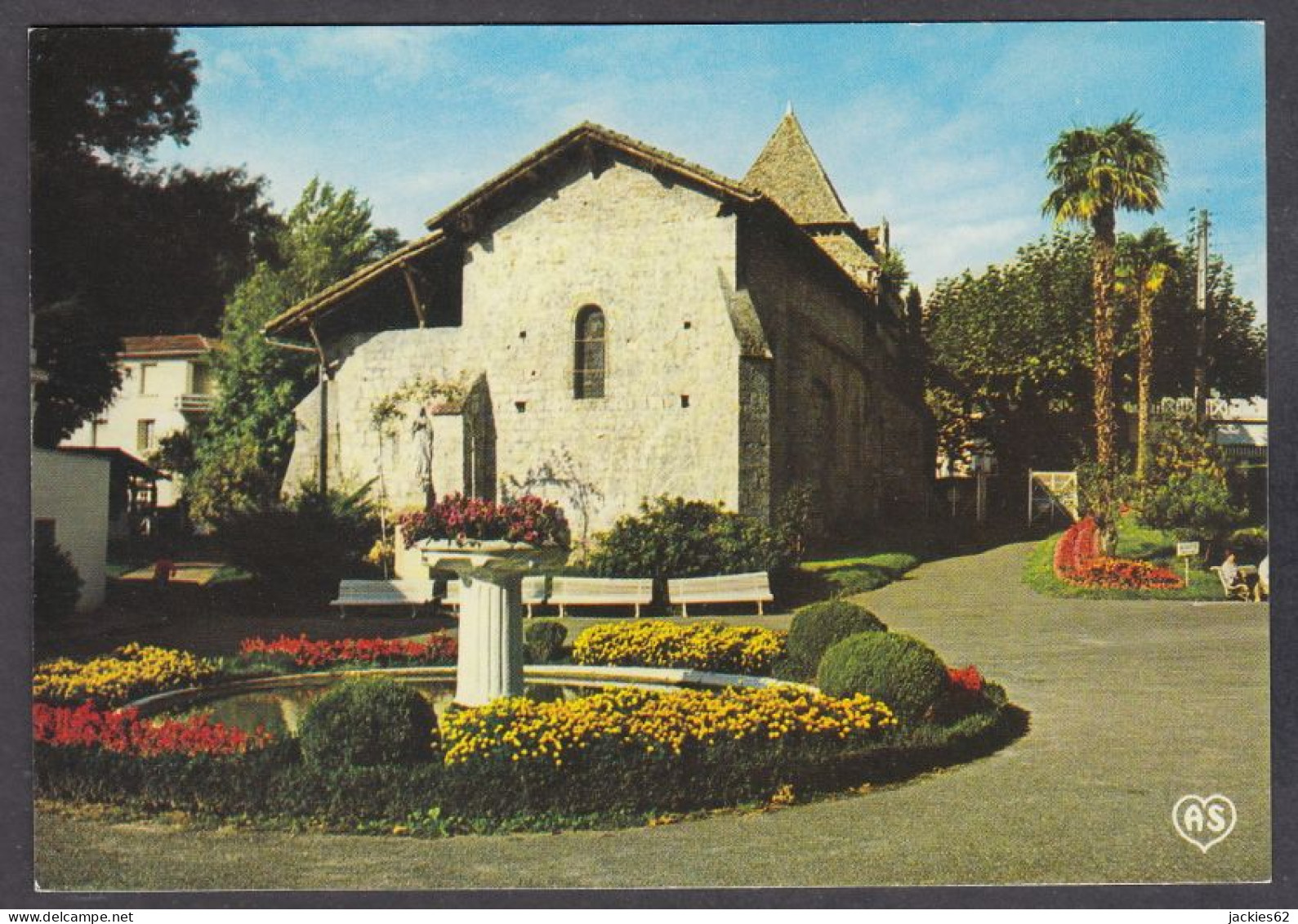 124356/ BARBOTAN, Les Jardins Et L'église - Barbotan