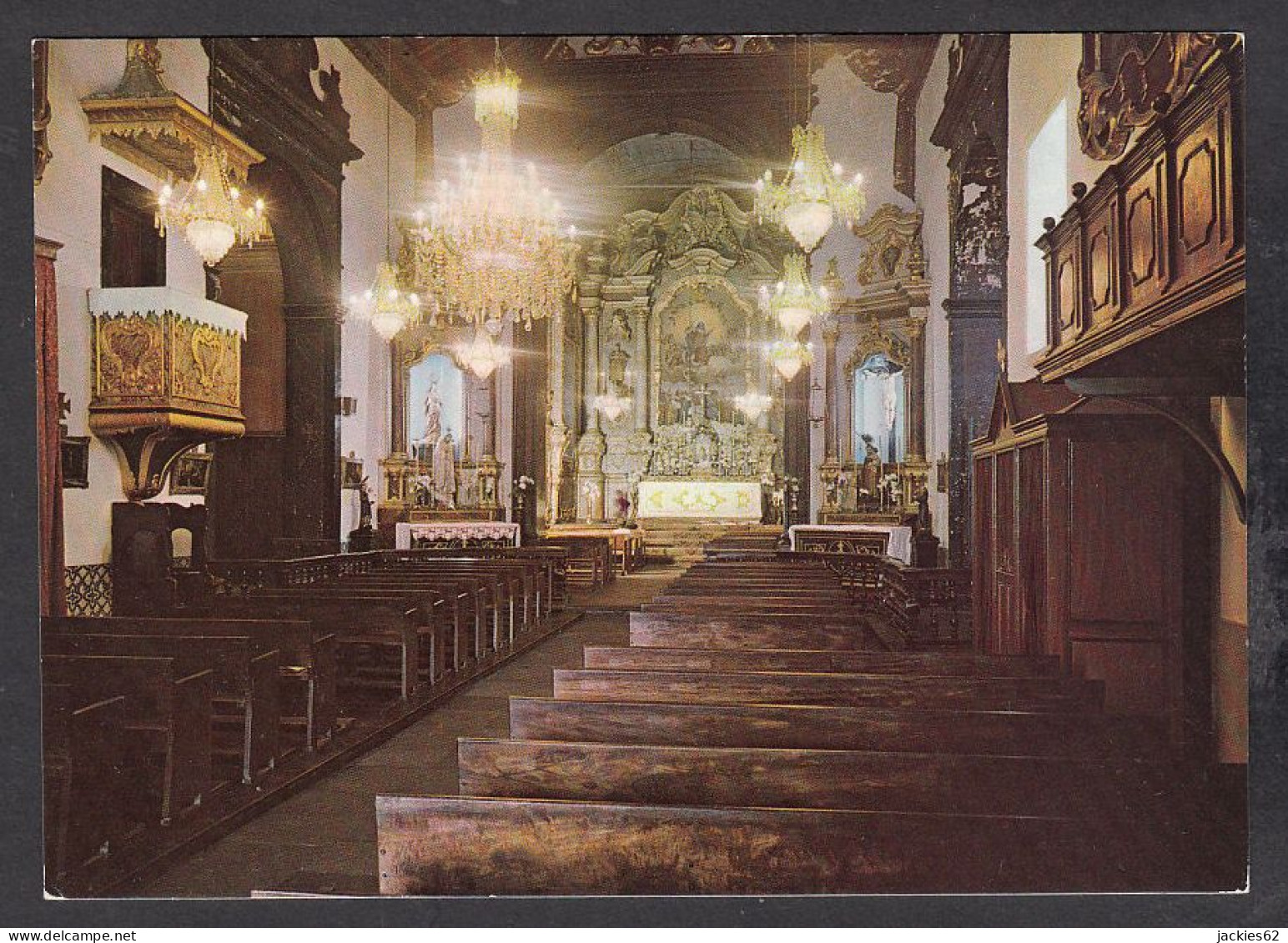 112140/ FUNCHAL, Interior Da Igreja Do Monte - Madeira