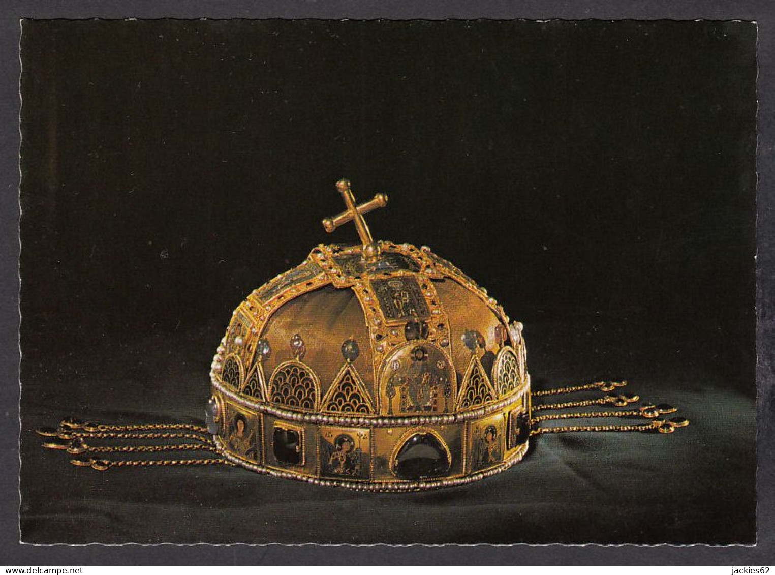 112606/ The Hungarian Crown, Assembled In The 12th From Earlier Byzantine And Western Golsmith's Works - Ungarn