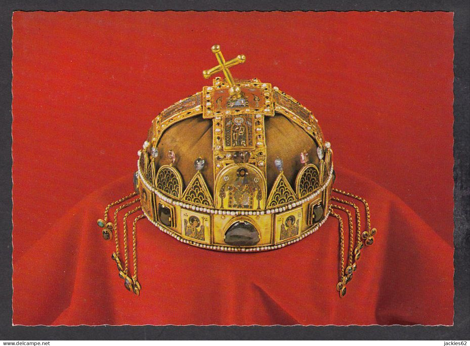 112605/ The Hungarian Crown, Assembled In The 12th From Earlier Byzantine And Western Golsmith's Works - Hungary