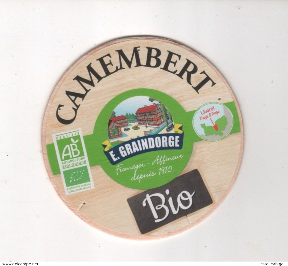 X*   Camembert Bio Graindorge - Fromage