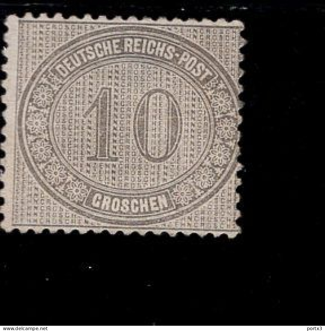 Deutsches Reich 12 Innendienst (*) Without Gum - Unused Stamps