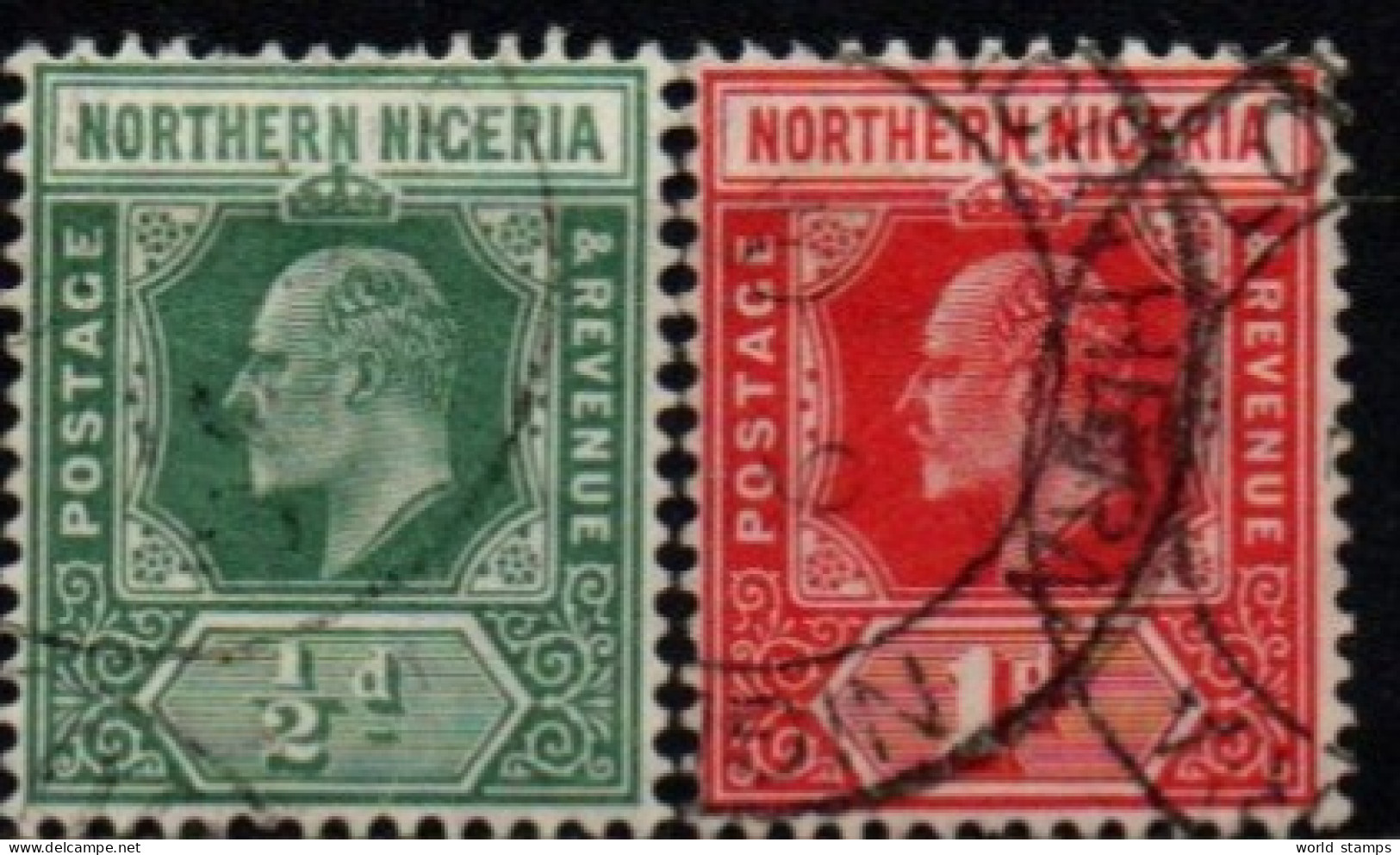 NIGERIA DU NORD 1910-11 O - Nigeria (...-1960)
