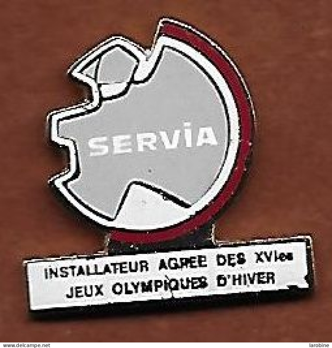 @@ XVI Jeux Olympiques D' Hiver Albertville Servia Installateur EGF @@sp06 - Olympische Spiele