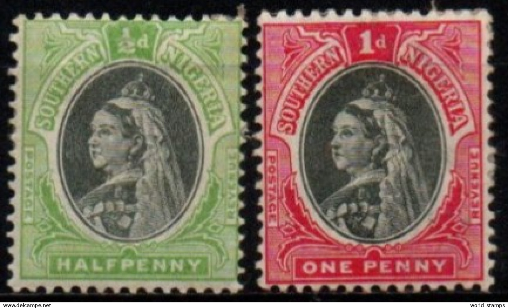 NIGERIA DU SUD 1901-2 * - Nigeria (...-1960)