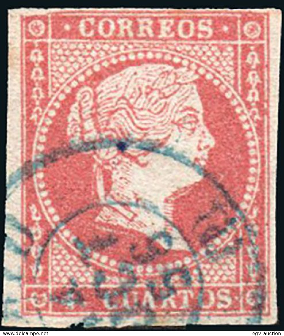 Madrid - Edi O 48 - 4 C. - Mat Fech. Tp. I Azul "Madrid" - No Reseñado - Used Stamps