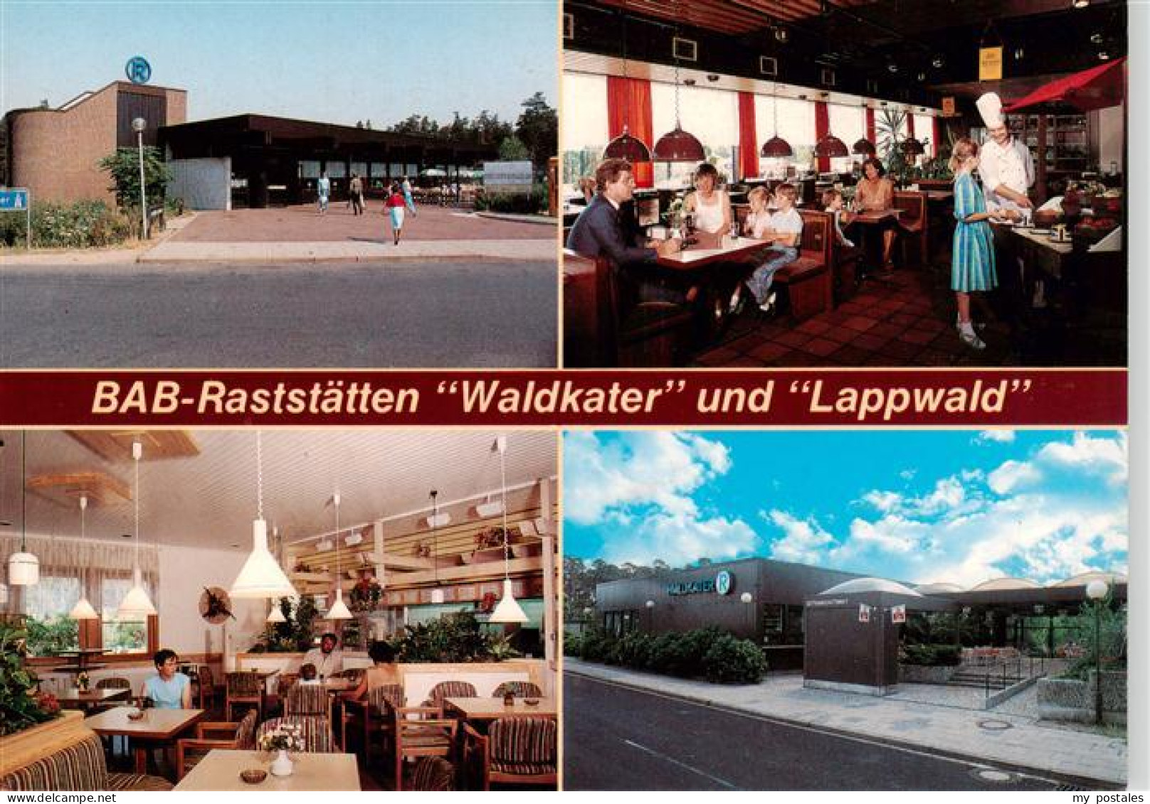 73887884 Helmstedt BAB Raststaetten Waldkater Und Lappwald Gastraeume Helmstedt - Helmstedt