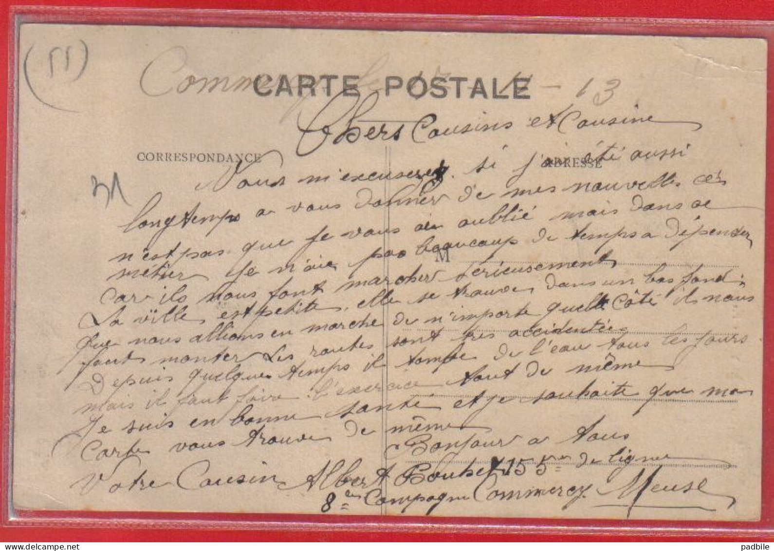 Carte Postale 55. Commercy  La Poste Très Beau Plan - Commercy